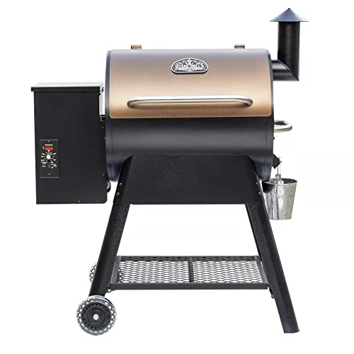 Gril et fumoir à granulés de bois, 8 en 1, fumoirs d'extérieur, BBQ avec contrôle automatique de la température 570 po².