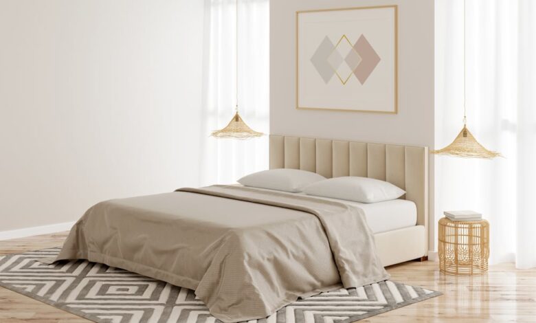 What Size Rug Under Queen Bed?