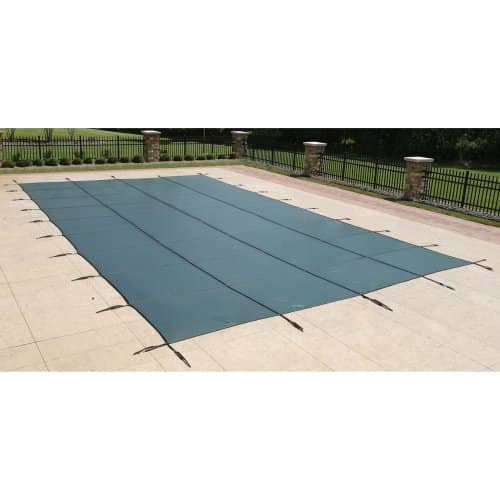 Couverture de sécurité rectangulaire pour piscine creusée Blue Wave 16-ft x 32-ft - Vert
