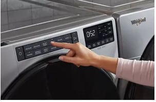 Séquence de réinitialisation de la laveuse Whirlpool Duet