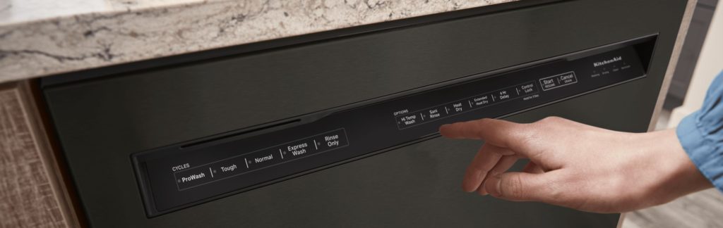 panneau de commande lave-vaisselle KitchenAid