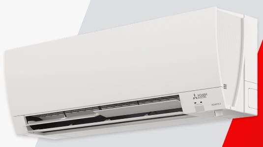 La mini pompe à chaleur split Mitsubishi ne chauffe pas