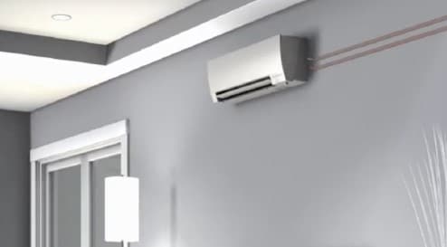 Le climatiseur électrique Mitsubishi clignote en vert