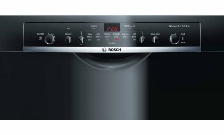 bosch dishwasher no lights on control panel