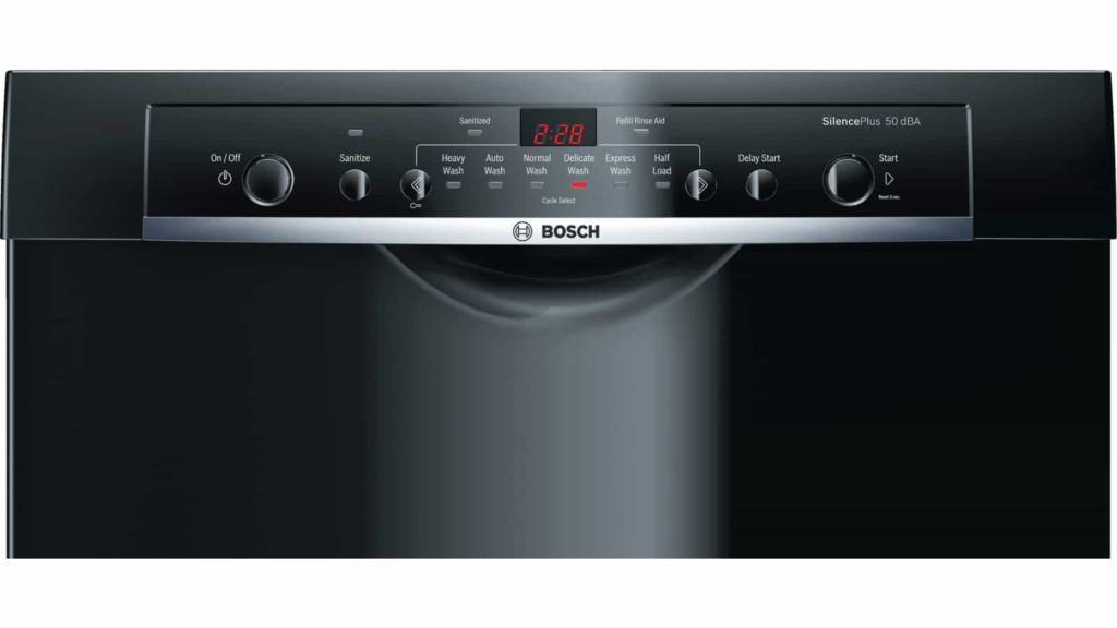 lave vaisselle bosch pas de voyant sur le panneau de commande